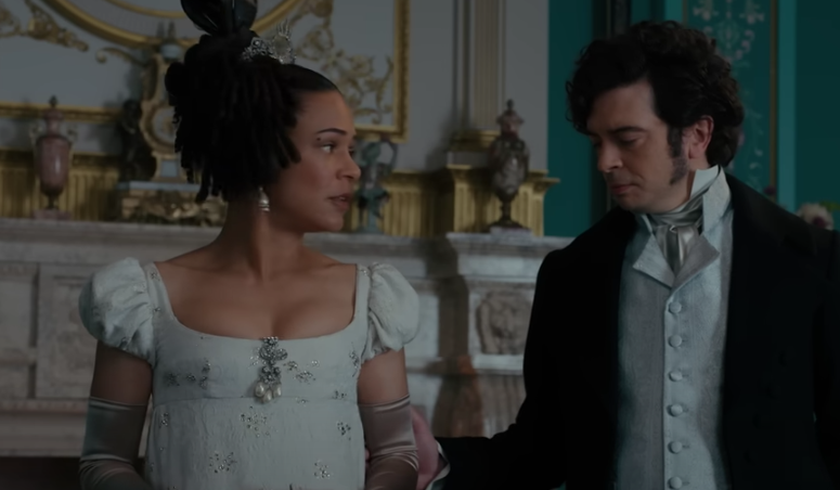 GHAgents's tweet photo. Our royal @SabinaArthur in #QueenCharlotteNetflix, check out some hints of what's to come in May ⤵️ https://t.co/UU4U2BbIGD