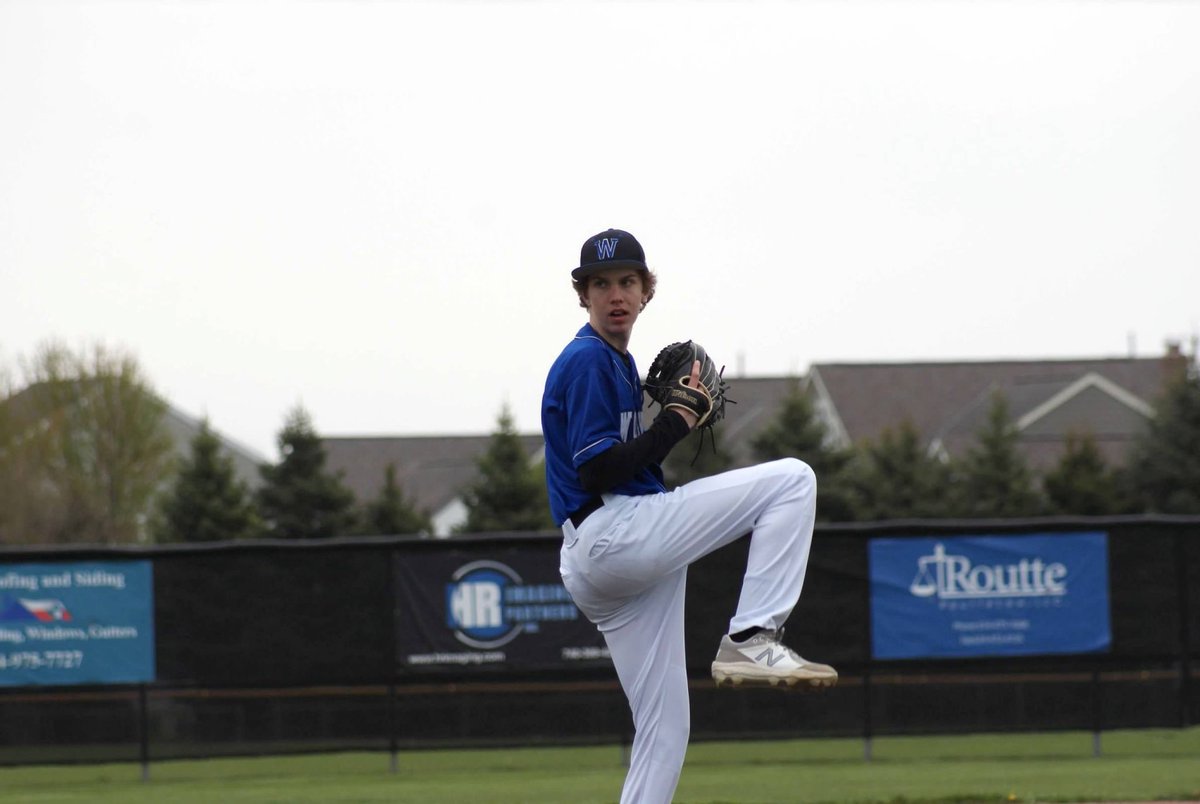 CoachHemmy's tweet photo. Matthew Scragg (3-0) and Josh Richey combined to throw a no-hitter. Wolves move to 7-0.
#JoshRichey
#MatthewScragg
#WorthingtonWolves
@Kwolvesbaseball
#LiamMoore
#DantePallante
#ElijahRhea https://t.co/6vwZVTS3tF