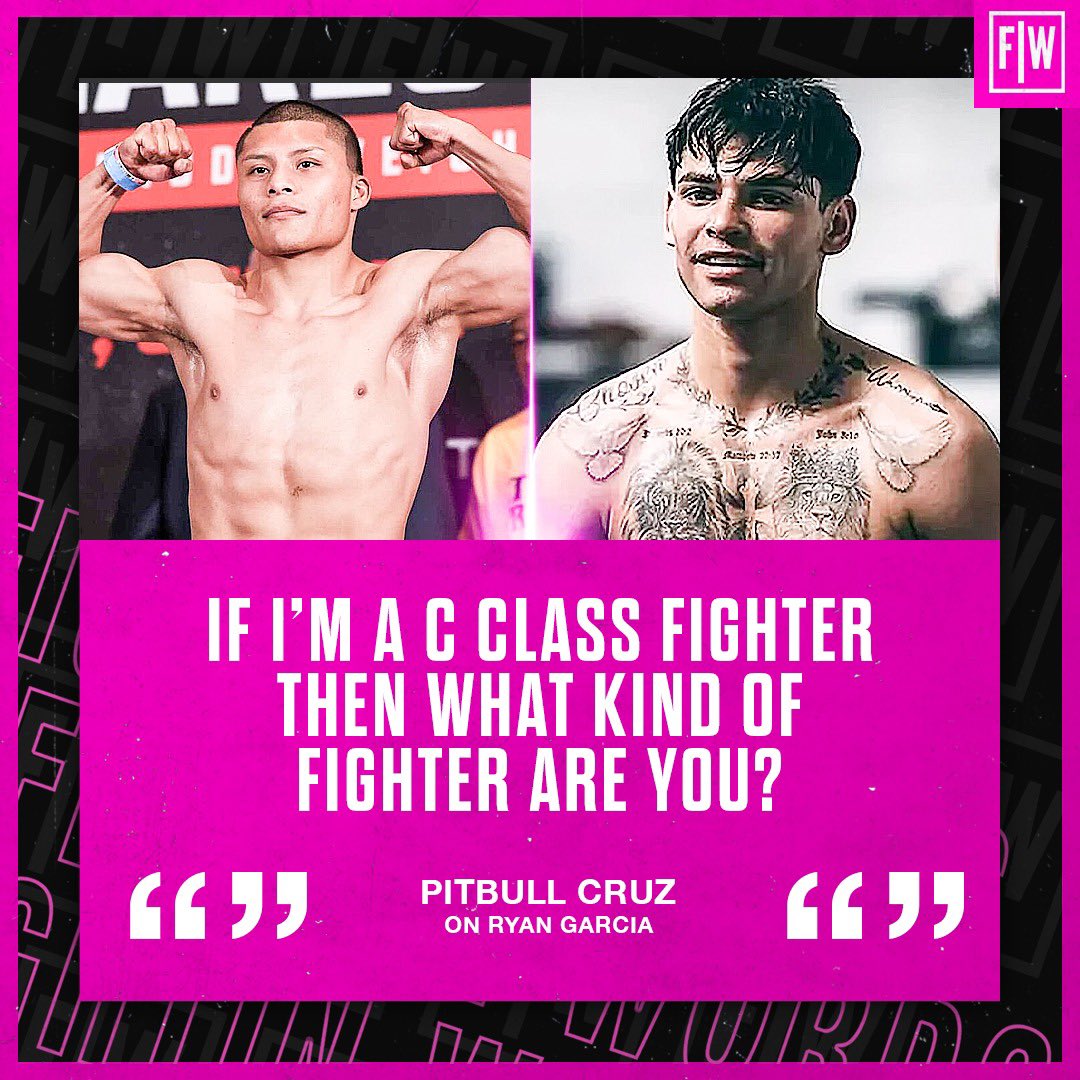 _FightinWords's tweet photo. Lol oi….. beefy but pointless RyRy is moving to higher weights.
Regards FW
🎙️ Go listen to the Pod on Apple Music, Spotify and the #fightinwords YT Channel. 📲
🧨https://t.co/zSsg7mXGfM
#pitbull #cruz #boxing #boxingnews #ryangarcia #kingry #kingryang https://t.co/8eOWYQh4q8