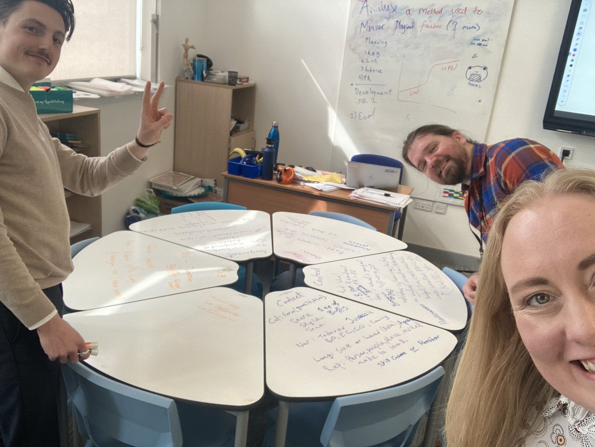Media course planning for 2023 2024 with the dream team 🎥 ✍️ 🤔 <a href="/BoclairEnglish/">Boclair Academy English Department</a>