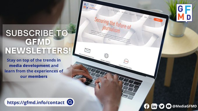 MediaGFMD's tweet photo. 📩 Don't forget to join our growing community today and never miss out on the latest news and insights in #MediaDev. Subscribe to GFMD's Bottom Line newsletter and stay informed!

➡️ Sign up here: https://t.co/FzVapXGa3k

#Funding #Journalism #Fundraising https://t.co/3XCTmoQsty
