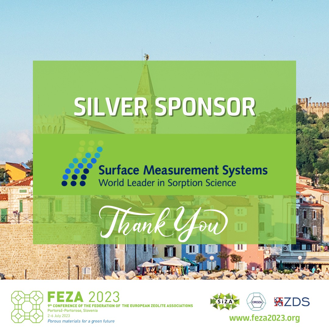 📣Sponsor Announcement: We are pleased to announce Surface Measurement Systems as a Silver Sponsor for the FEZA 2023...

Meet them at #FEZA2023 in Portorož-Portorose, Slovenia. About Surface Measurement Systems: surfacemeasurementsystems.com