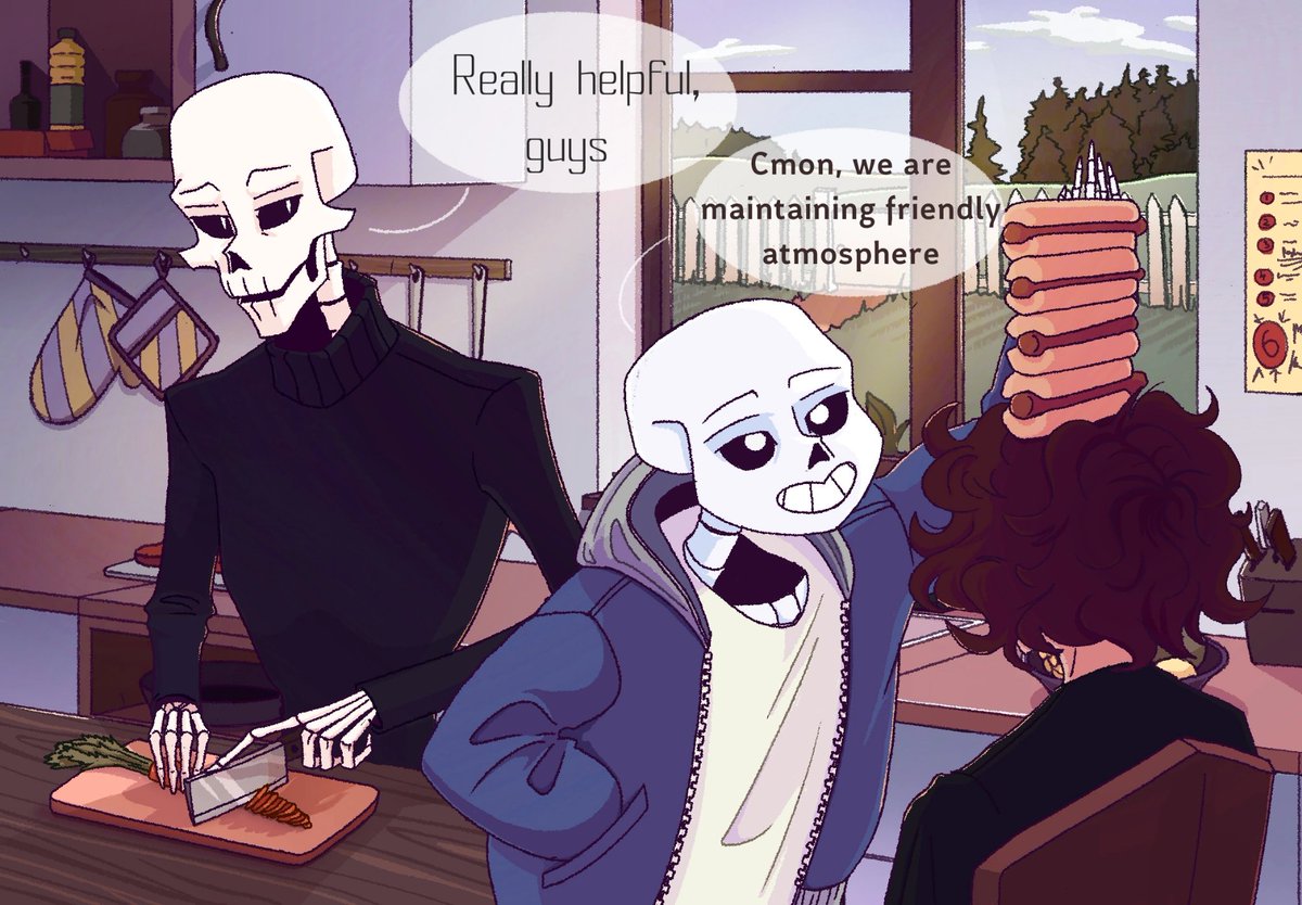 Teamwork
#undertale #undertaleAU #papyrus #sans #frisk