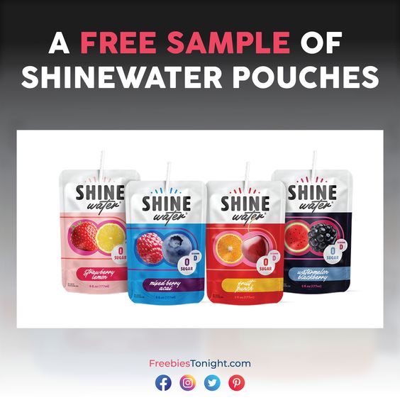 FreebiesTonight's tweet photo. Are you a fan of staying hydrated while on the go?
Do you want to try out new and #excitingproducts to help you stay #refreshed and #energized throughout the day?

A Free Sample of #SHINEWATER Pouches!

#drinkssamples #foodsamples #Offer 

OFFERS LINK ➡️: https://t.co/k9aAQLOv7p https://t.co/Yqh2lLDRJy