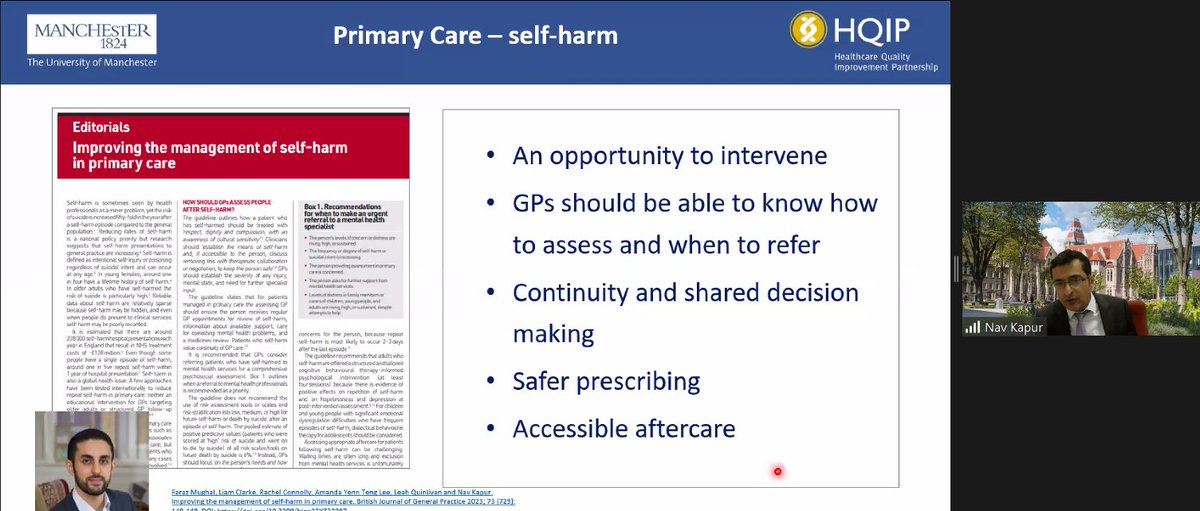 NCISH (@ncish_uk) on Twitter photo GPs have a role in safer prescribing for people at risk. Specialist mental health aftercare is also required #NCISH2023 <a href="/farazhmughal/">Faraz Mughal</a> bjgp.org/content/73/729… GPs have a role in safer prescribing for people at risk. Specialist mental health aftercare is also required #NCISH2023 <a href="/farazhmughal/">Faraz Mughal</a> bjgp.org/content/73/729…