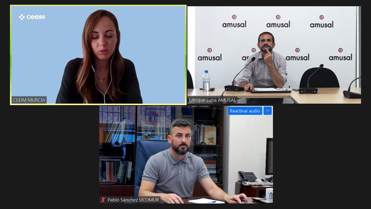 ucomur's tweet photo. 👉 Participamos esta mañana en el webinar Financiación 30' dentro del programa #FastFund de la mano de @CeeiMurcia @infoRMurcia.
🟢Explicamos las ayudas existentes a la hora de emprender bajo el modelo cooperativo y de la #EconomíaSocial.
#Emprendimiento #Cooperativismo https://t.co/sqmhus0kyT
