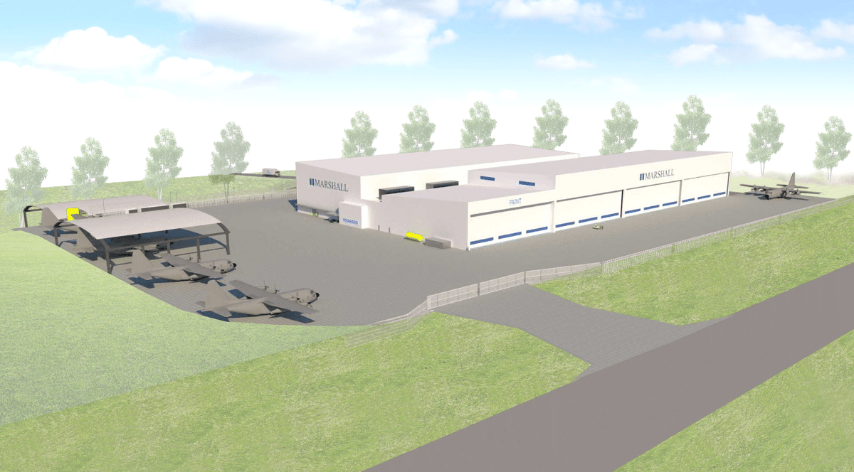 U.K. aerospace company building major aircraft maintenance center in Greensboro - ncconstructionnews.com/u-k-aerospace-… Carolina Construction News staff writer

Marshall USA LLC, a subsidiary of the United Kingdom’s largest privately owned aerospace and defense business, will build a main...