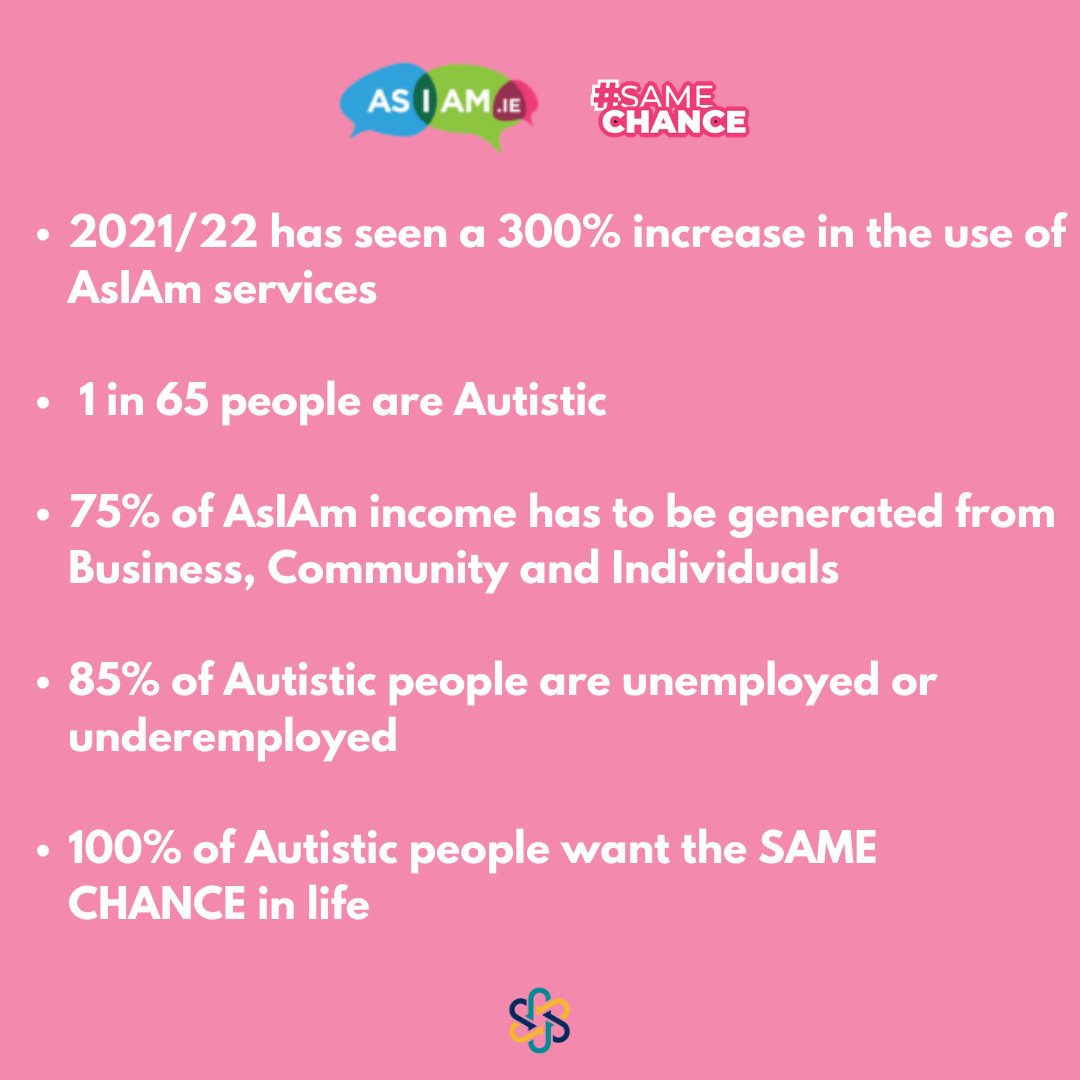 Tomorrow Cognate Health will be hosting a Coffee Morning to fundraise for <a href="/AsIAmIreland/">AsIAm</a> this Autism Awareness Month.

If you wish to donate you can do so by following this link idonate.ie/fundraiser/Cog… 

#SameChance #AutismAwarenessMonth