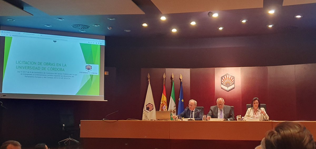 cinsafae's tweet photo. Jornada muy interesante, la organizada hoy por la Unidad Técnica y el Órgano de Contratación de la @Univcordoba sobre "Licitación de Obras en la Universidad de Córdoba". Agradecemos a los ponentes sus significativas e informativas intervenciones.

@CECOes_ @Construcor https://t.co/VbWcYHclYD