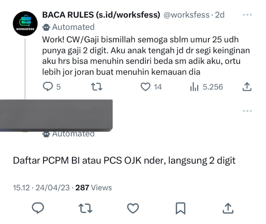worksfess's tweet photo. work! ini beneran? aku punya temen dari 2 instansi ini dan emang kayaknya sejahtera bgt sih… https://t.co/S6XQvM0Unz