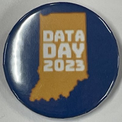 IndianaMPH's tweet image. Our #NewProfilePic is one of the buttons you can get at the MPH booths at #DataDay2023. See you at 9 a.m.