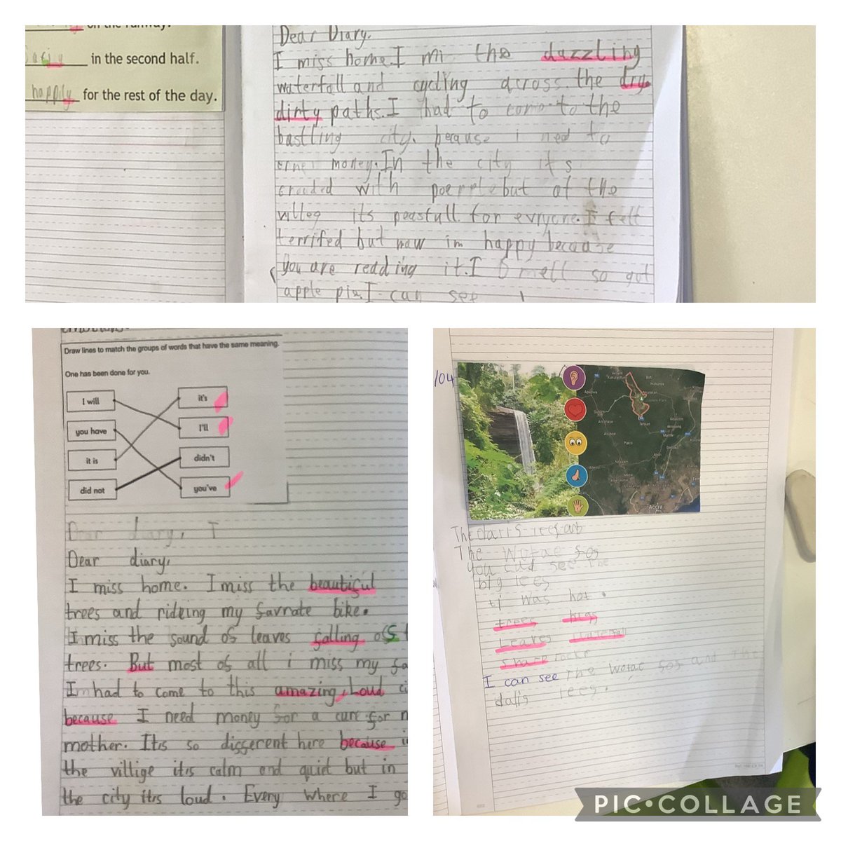 OABroadoak's tweet image. #2GY this morning have been working on creating their own diary entry to explore the thoughts and feelings of Emmanuel in the book “Emmanuel’s dream” 
#writing #y2