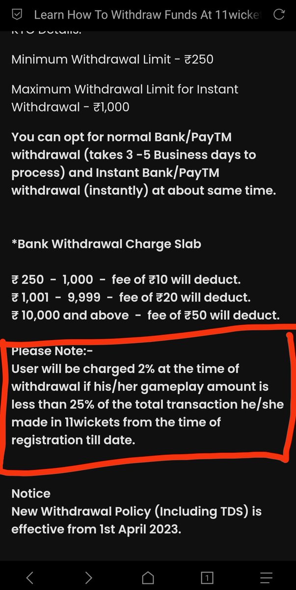 VINAY6453's tweet photo. Please pay attention 
I need to expose 11wickets ( Ability games) Scam. 
I already have to pay near 45 percent money as a tax Or platform charge (30 percent tds +15 percent platform charge which I already paid ). 
@11wickets @WBPolice
@SURAJCHOKHANI @duttsanjay @jagograhakjago https://t.co/IKrb6XKall