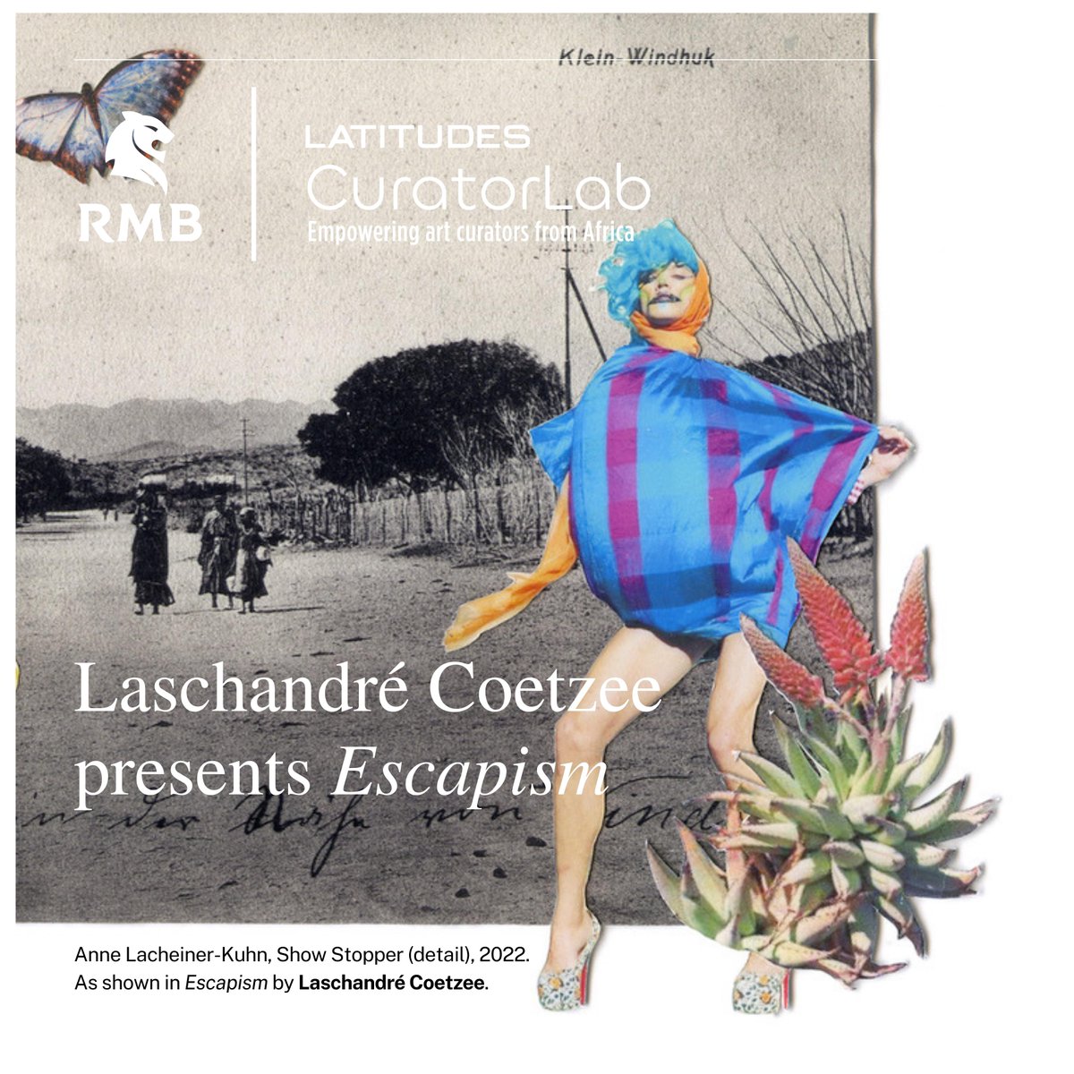 latitudesonline's tweet photo. #LatitudesCuratorLab: 'Escapism' by Laschandré Coetzee, a Namibian creative, strategist and curator, and partner in Windhoek gallery The Project Room, showcases the intriguing works of Anne-Lacheiner Kuhn and Michael Mansfield.
https://t.co/L6HZT6bELF
#LatitudesOnline @RMBCIB https://t.co/M2y7XqiPy8
