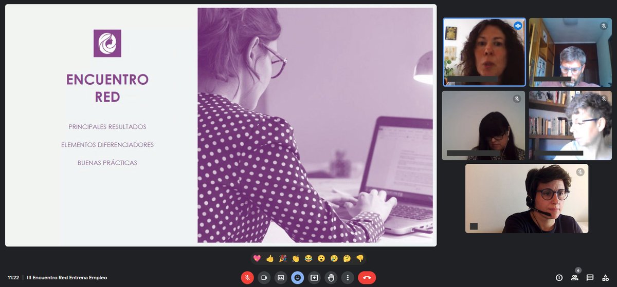 AreaEmpleoFSMLR's tweet photo. 🟣 Hoy hemos celebrado encuentro 👩‍💻 con entidades de la #Red de #EntrenaEmpleo♀, para compartir resultados de la #InvestigaciónSocial 📑 y de los #ProyectosPiloto realizados en 2022 con más de 2⃣0⃣0⃣mujeres en #DLD tras #materidad o #cuidados: https://t.co/cXmsaVdBhw https://t.co/n3dyUkGBmT