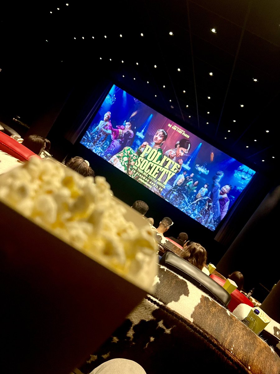 Thank you <a href="/weareMediaHive/">Media Hive</a> &amp; #PoliteSocietyMovie for having me! Would defo recommend!