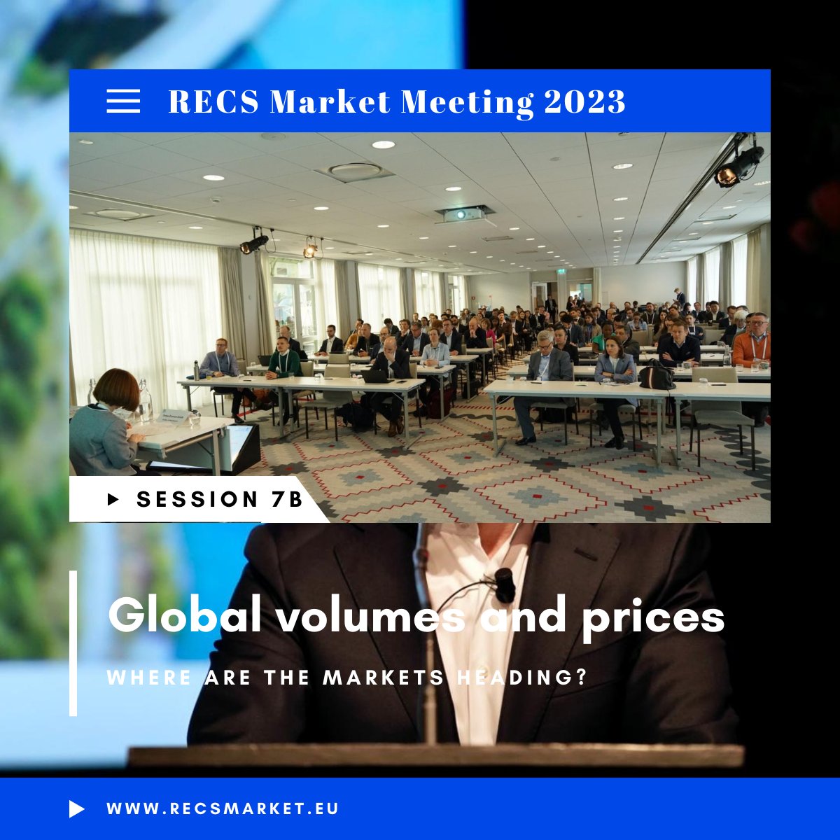 The 2nd day of the REC Market Meeting 2023 began bright and early, with sessions starting at 09:00.

Session 7B, "Global volumes and prices - where are markets heading?" focused on the growing, global I-REC Market offering more in-depth details on market trends and expectations.