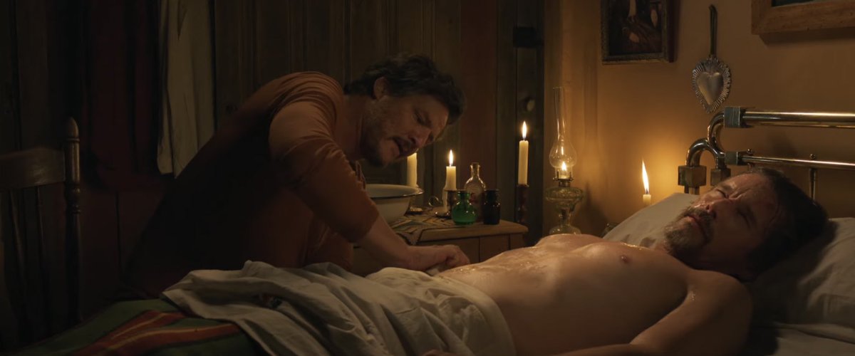 FilmUpdates's tweet photo. Pedro Pascal and Ethan Hawke in Pedro Almodóvar’s ‘STRANGE WAY OF LIFE’ https://t.co/j5XKhUsNJ7