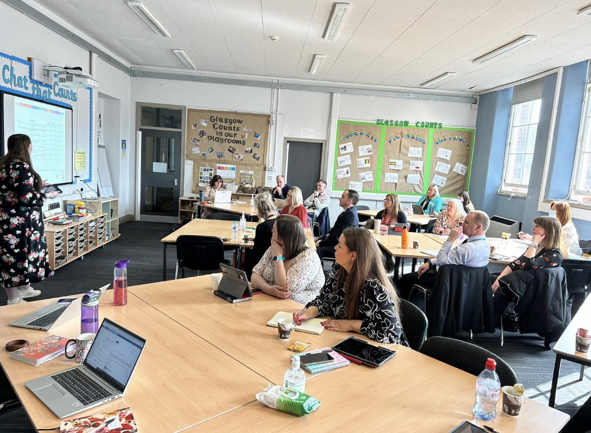 GIC_Glasgow's tweet photo. A great turn out for our first session launching the Digital Planning Tool to leaders across the city. Looking forward to the next input on 3rd May. #digitalplanningtool @Jane_Arthur_ @EdISGlasgow https://t.co/fsgSNEBVPr