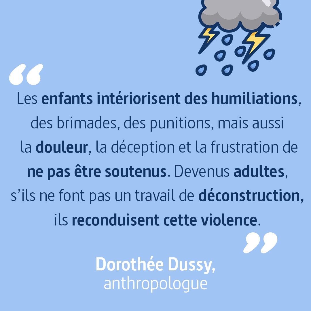 unpodcastasoi's tweet photo. Pour l’anthropologue Dorothée Dussy, autrice de « Le berceau des dominations », tant qu’on n’a pas déconstruit la violence que l’on a ressenti enfant, on peut la faire vivre à d’autres.
Une réflexion à retrouver dans l’épisode « L’école de la violence » sur @ARTE_Radio 🎧 https://t.co/nnkGPoyq1f