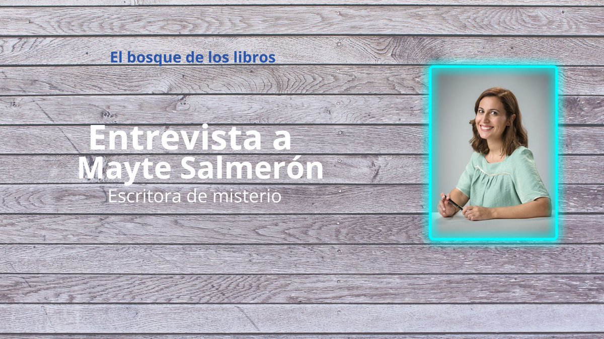 Marawrites1's tweet photo. Hoy en El bosque de los libros os traigo la entrevista a @mayterauf Espero que os guste!
https://t.co/PiBKF4ptnk https://t.co/xTjL34A4OH