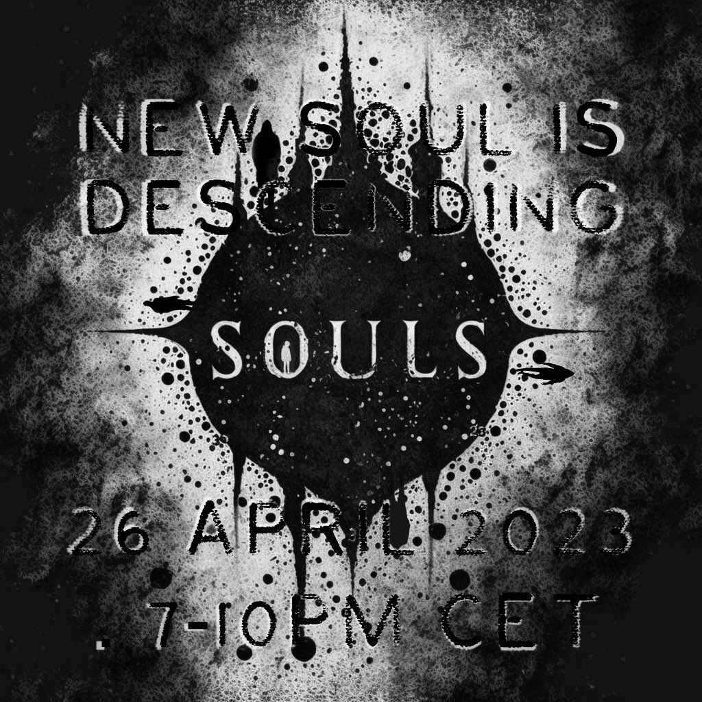 WeAreSoulsNFT's tweet photo. Happy #soulsday Souls 🖤⚫️

It’s happening today! 

You will test your sniper skills ⚫️👀 Can you beat the secret group of F.A.P holders by collecting Soul #008 before they do? 🖤👀

We shall see 👀🔥anytime between 7-10pm CET

https://t.co/sXu8Xal7On https://t.co/eGnruIcGOL