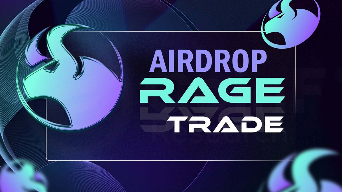 Prepare yourself for the Rage CONFIRMED airdrop 🪂

Don't let this opportunity slip away – grab it while you can!

Follow these steps now 👇🧵: