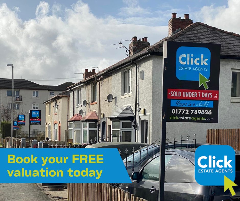 ClickEstatesUK's tweet photo. Have you thought about selling your home in the Preston area?🏡

We are experts when it comes to all areas of Preston.

To book in for your FREE property valuation, get in touch with the team 👇

📱01772 717560 https://t.co/QLOBeIKnjL