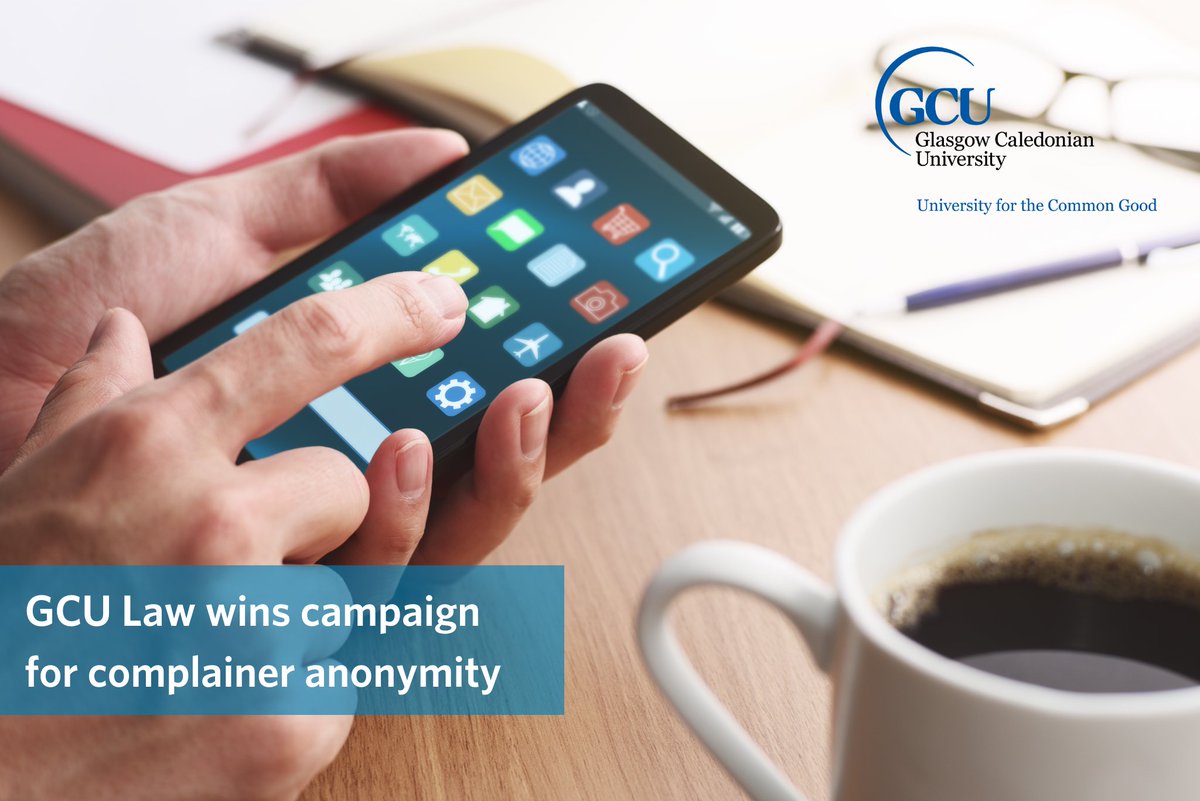 CaledonianNews's tweet photo. 🆕 GCU Law wins campaign for complainer anonymity

The lifelong right to anonymity for complainers in sexual offence cases is to be enshrined in Scots law following a successful campaign by GCU law students and lecturers.

📲 https://t.co/MkT2sWMVv9

@seonaid90 | @Campaign4CA https://t.co/7V2fZtzh8P