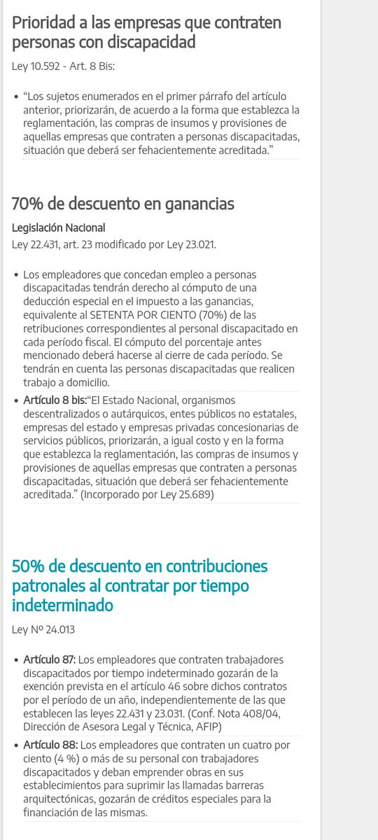 chechu_2cellos's tweet photo. INFORMACIÓN! Importante ESPERO SE COMPARTA,Sabías que si tenés una empresa contratar gente con discapacidad es Un beneficio para ambos ?.Tenemos el mismo derecho que los demás a tener un trabajo en blanco !!!. @todonoticias https://t.co/VMLcLqdxTt