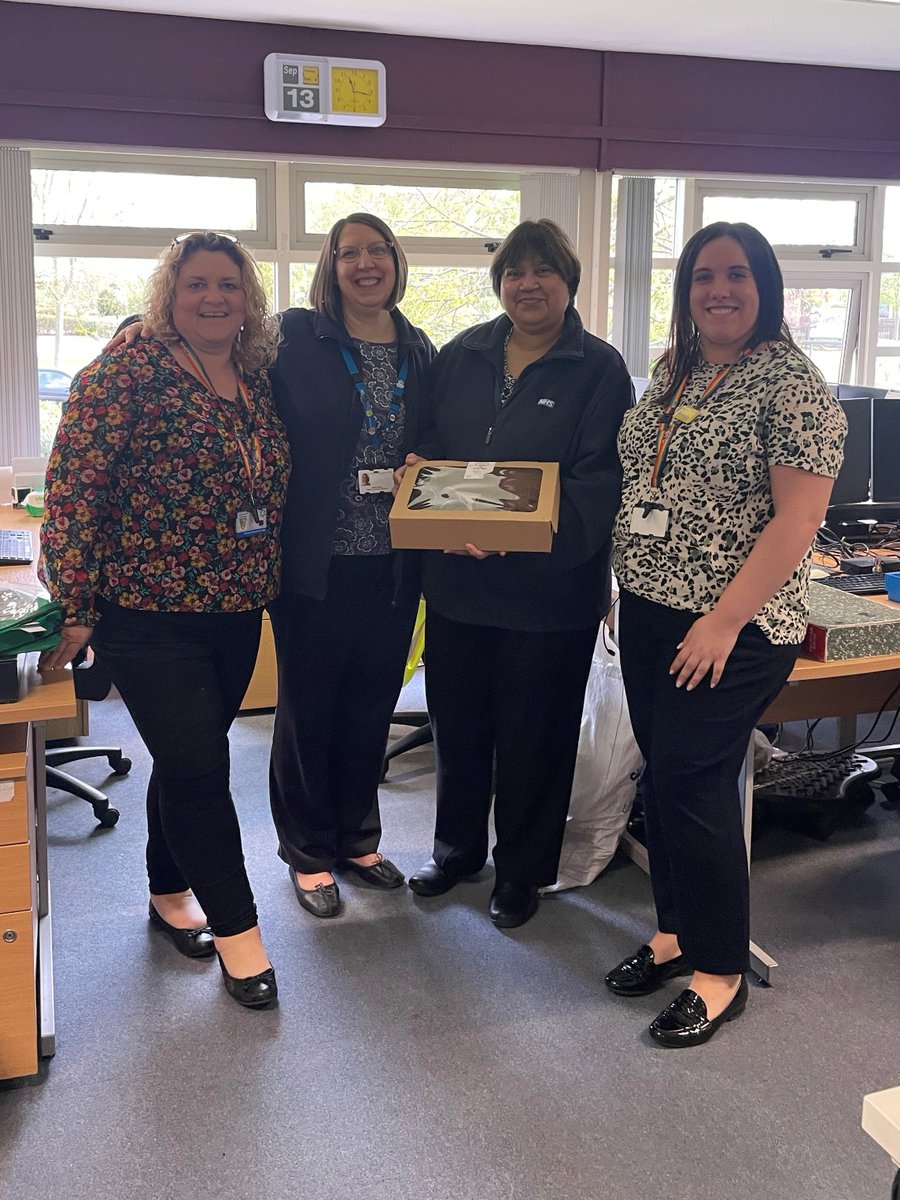 It's #worldadminday and we are thanking and celebrating our admin staff ❤️. Here are our #rushcliffe team with some well deserved cake  😀