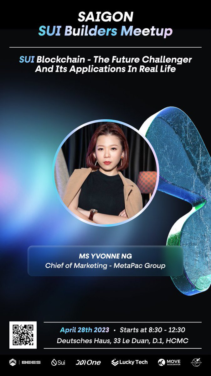 yvonnevon_'s tweet image. Join the Saigon #SUI Builder Meetup and unlock the potential of SUI Blockchain! Enhance your skills and accelerate your growth with #MOVEAccelerator and #Incubeetor 

Register now at lu.ma/k2m80axa

@SuiNetwork @SuiFoundation @theBees_Group @metapacgroup