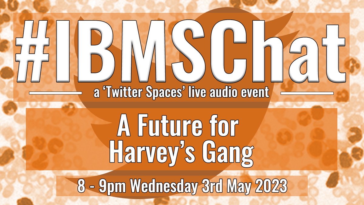 Join us next week on Wednesday 3rd May (8-9pm) to hear from our members, including @Laird_Admiral, as we discuss the future of #HarveysGang with the IBMS.

Set your reminders for this twitter space now! twitter.com/i/spaces/1OdJr…
