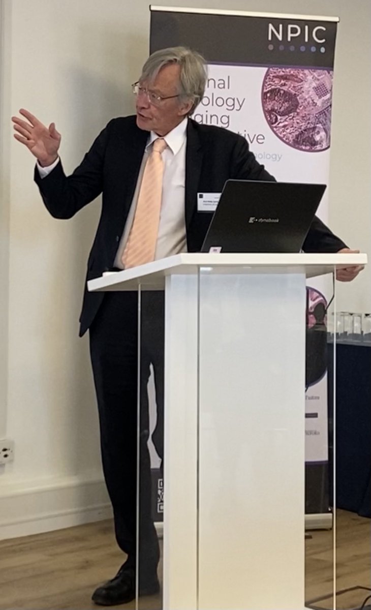 SarahCoupland3's tweet photo. Prof Phil Quirke explaining the ‘N6 projects’ that ran under the NPIC umbrella ⁦@UniversityLeeds⁩ ⁦@LivUni⁩ ⁦@sheffielduni⁩ ⁦@UniofNottingham⁩ ⁦@EngageNCL⁩ ⁦@ManchesterUniv⁩ ⁦@RCPath⁩ ⁦@LivHospitals⁩ ⁦ https://t.co/fRu7EYwPtm