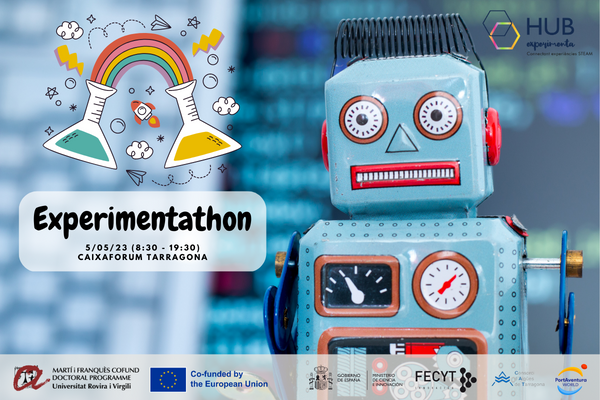 cofundURV's tweet photo. We are happy to announce that this year we are collaborating with #HUBexperimenta @RetoExperimenta, and some of the #cofundURV #MSCA fellows will be participating in its activities. We're starting next Friday May 5 with the #Experimentathon🤖The challenge: design a science game! https://t.co/rAiKelIcpY