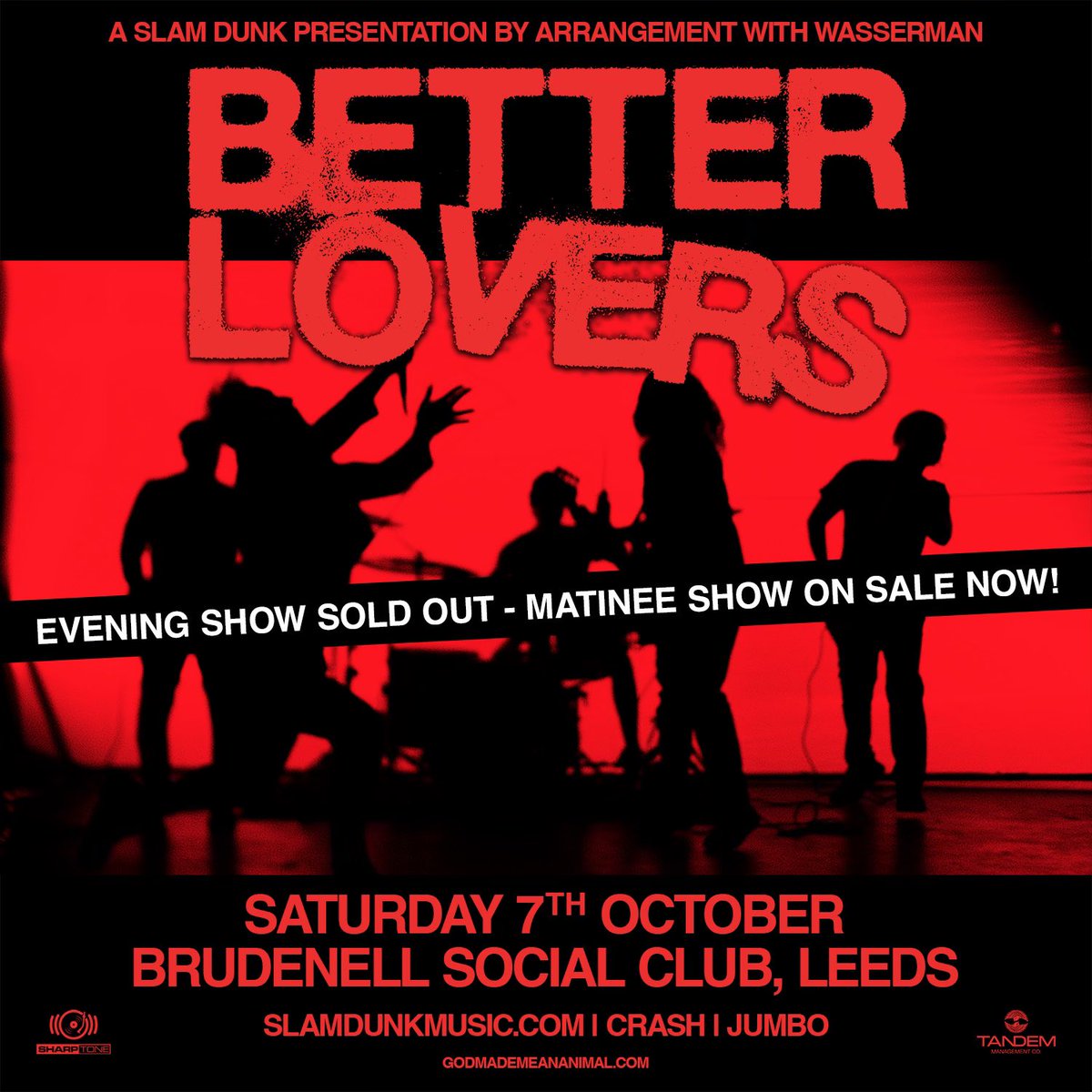 Our Leeds, UK show on October 7th sold out in five minutes. We have now added a matinee show. 

slamdunkmusic.seetickets.com/event/better-l…