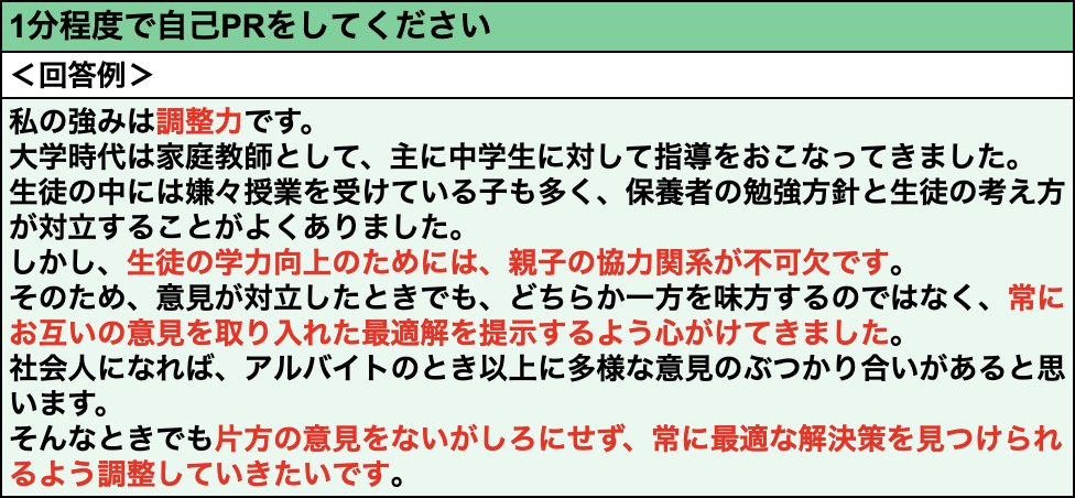 naitei_daisuki's tweet photo. 一次面接
これパクったら
内定取れた！
◆模範回答 https://t.co/BEdDpQ4rEb