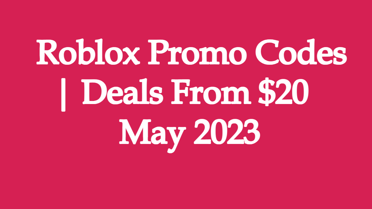 RobloxCodePromo's tweet image. Roblox Promo Codes | Deals From $20 May 2023
#Robloxpromocode
Roblox highly popular online entertainment platform🍃Play online for free in your browser😎
50offpromocode.com/roblox-promo-c…
Free Speedy Shades : - Free Speedy Shades👈
Free Cardio Cans : - Free Cardio Cans 😇✌️