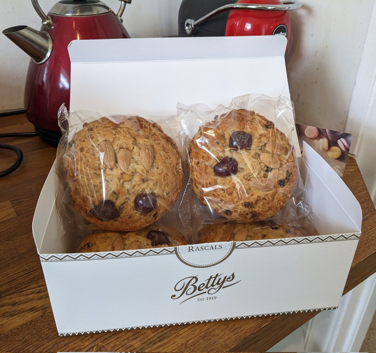Michelle Nuttall (@michnuttall) on Twitter photo The lovely <a href="/Cotton84/">Catherine Cotton</a> sent me some surprise fat rascals from @Bettys. Absolutely scrumptious! Made my day. The lovely <a href="/Cotton84/">Catherine Cotton</a> sent me some surprise fat rascals from @Bettys. Absolutely scrumptious! Made my day.