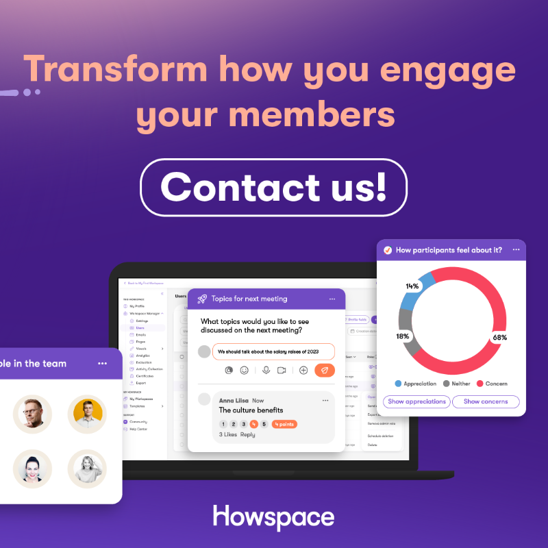 howspacecom's tweet photo. Transform how you engage your members!
