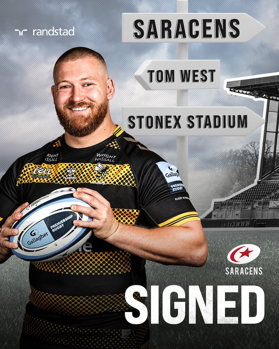 Saracens Rugby Club (@saracens) on Twitter photo ๐ช๐ฒ๐น๐ฐ๐ผ๐บ๐ฒ, ๐ง๐ผ๐บ!
We're delighted to announce the signing of prop Tom West for the 2๏ธโฃ3๏ธโฃ/2๏ธโฃ4๏ธโฃ season!
#YourSaracens๐ซ | <a href="/RandstadJobs/">Randstad UK</a> ๐ช๐ฒ๐น๐ฐ๐ผ๐บ๐ฒ, ๐ง๐ผ๐บ!
We're delighted to announce the signing of prop Tom West for the 2๏ธโฃ3๏ธโฃ/2๏ธโฃ4๏ธโฃ season!
#YourSaracens๐ซ | <a href="/RandstadJobs/">Randstad UK</a>