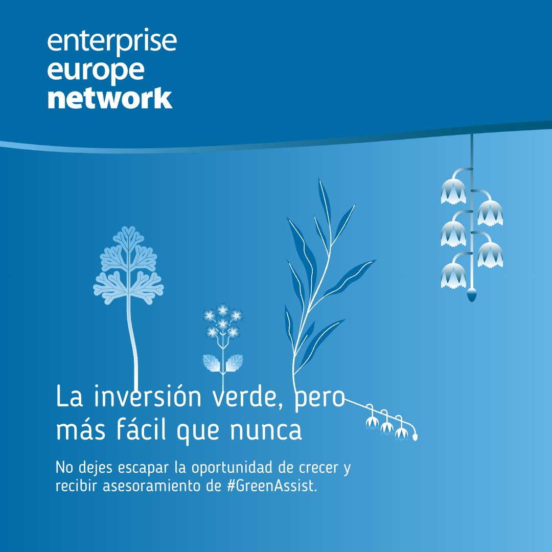 🪴 Prepara a tu organización para ser competitiva a través de la inversión verde. Nunca ha sido tan fácil recibir el asesoramiento que necesitas. Conoce aquí los beneficios que te ofrece #GreenAssist.

🔗 cutt.ly/K4KmWU4 

#EENCanHelp