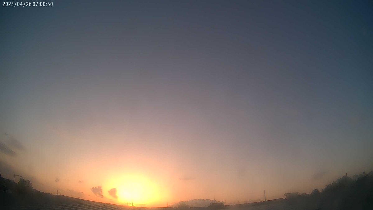 BCSOWxSTEM's tweet photo. Bradford County Sheriff's Office at sunrise and it's 63.6 F. https://t.co/doaVIN44vq