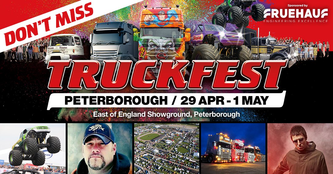 It's nearly here! A great weekend for all the family!
Book today...
👇
truckfest.co.uk

Visitor gates open at 2pm on Saturday 29th April,  9.00am on Sunday 30th April and Monday 1st May
All is set for a great show! See you there 👋

#truckfest #truckfestpeterborough