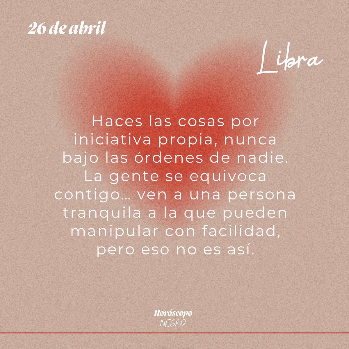 libra_hn's tweet photo. El horóscopo diario del 26 de abril para Libra 🔮♎ #horoscoponegro #horoscopodiario https://t.co/spWVILVePk