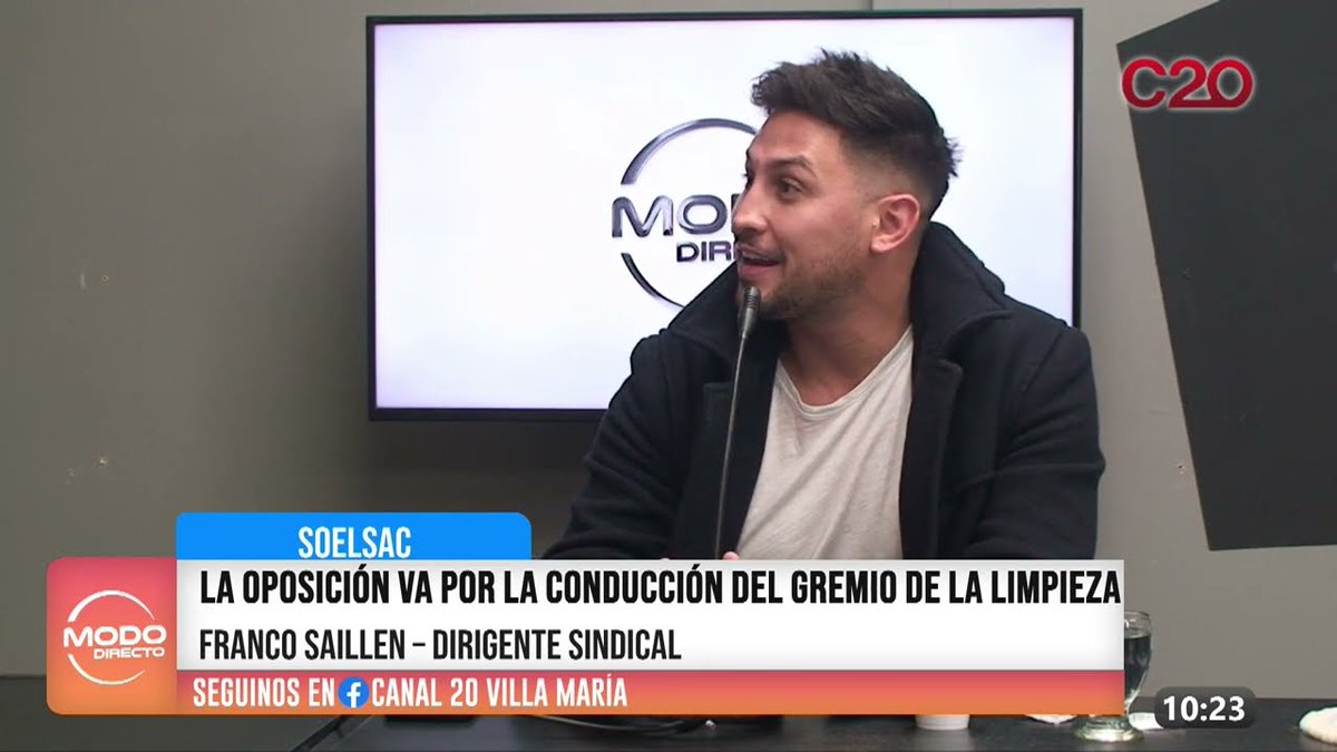 Portal5900's tweet photo. 25/04/2023 La oposición va por la conducción del gremio de la limpieza, dialogamos con Franco Saillen.

Fuente: C20 Noticias  #C20 #Canal20 #Entrevistas #ModoDirecto #VillaMaría

https://t.co/Q2l3uHdYH3 https://t.co/kl2Oevvqdm