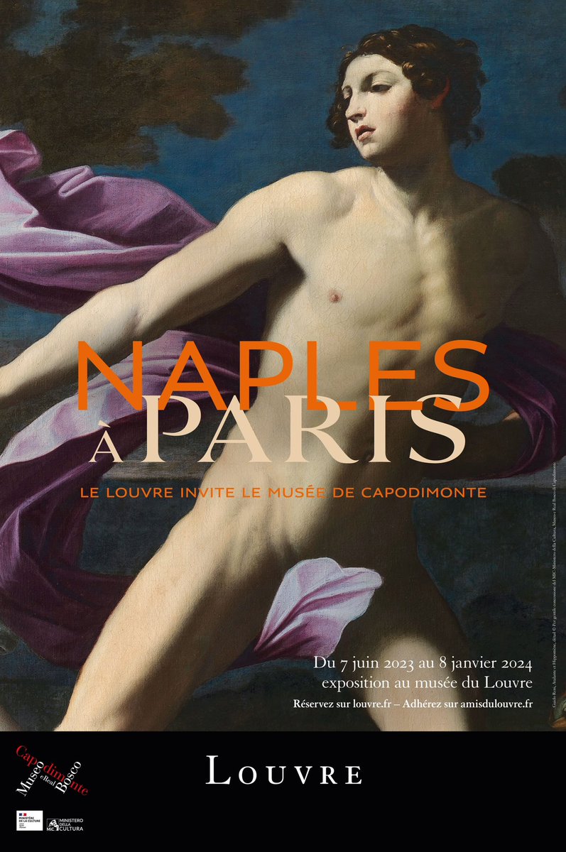 MuseeLouvre's tweet photo. [#NaplesAParis]  

À partir du mois juin, le musée du #Louvre invite le @Capodimonte_mus. Près de 60 des plus grands chefs-d’œuvre du musée napolitain seront exposés dans trois lieux différents du Louvre : la Grande Galerie, la salle de la Chapelle et la salle de l’Horloge. ⤵️ https://t.co/C3bar1juQ8