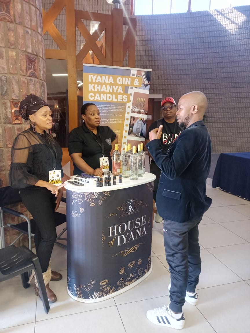 theCIPC's tweet photo. Discover House of Iyana with Iyana gin & Khanya candles at #WIPD2023 IP talk in Gqeberha at Mandela Uni! Celebrating innovation & IP. Don't miss out! #IPforInnovation #SouthAfrica #MandelaUni #HouseOfIyana #IyanaGin #KhanyaCandles https://t.co/WFFaAPWF1P