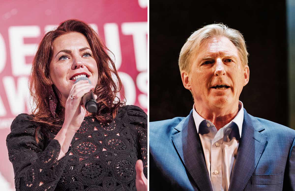 West End star <a href="/racheltucker1/">Rachel Tucker</a> and actor Adrian Dunbar are backing an <a href="/EquityUK/">Equity</a> campaign against a proposed 10% budget cut to the arts in Northern Ireland bit.ly/41wx5qV