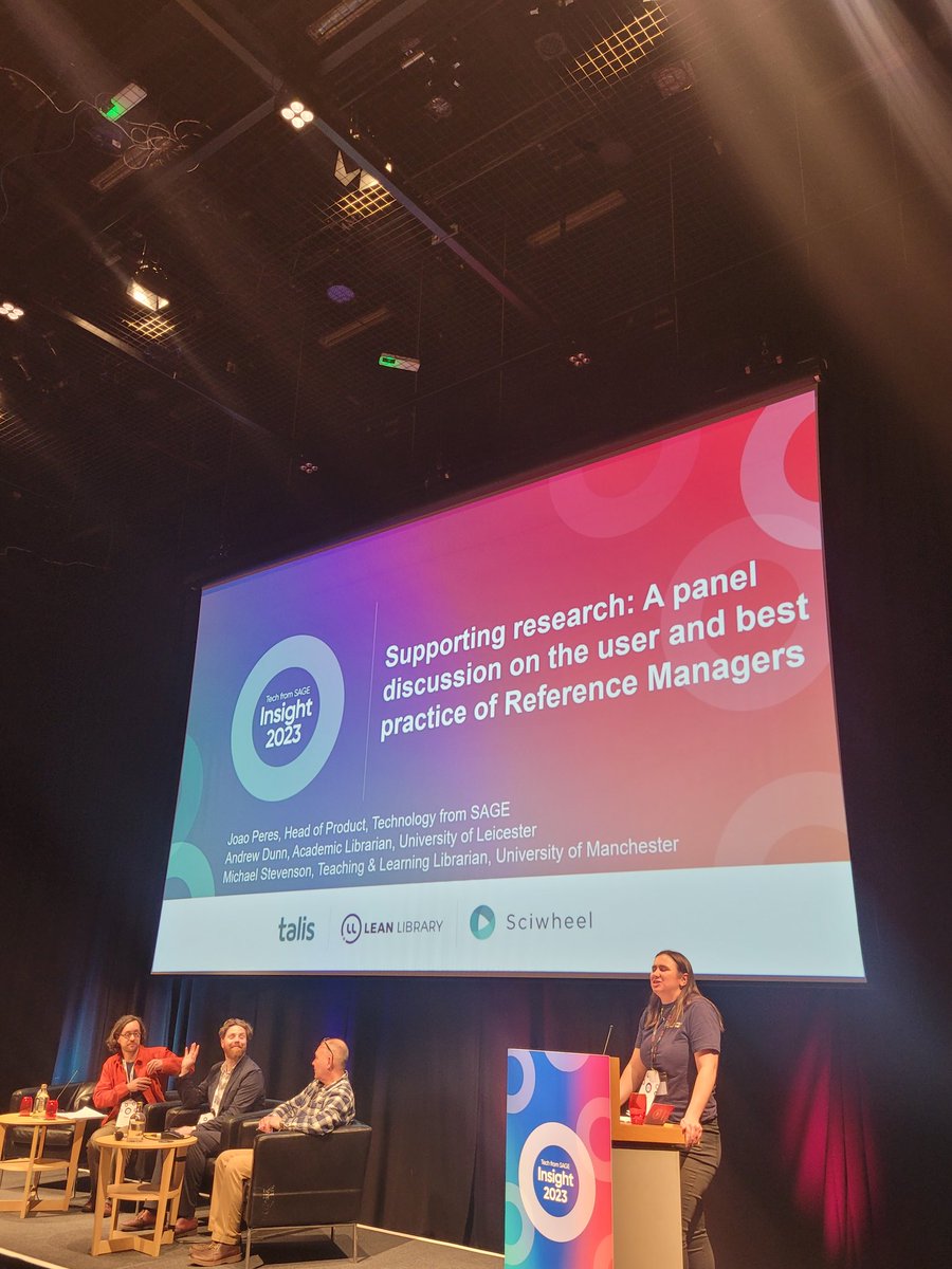 sciwheel's tweet image. We&apos;re so excited for our session on the best practice of #referencemanagers at #TechfromSage Insight.

We&apos;re joined by Joao, Head of Product at #TechfromSage, Andrew, Academic Librarian from @uniofleicester &amp;amp; Michael, Teaching &amp;amp; Learning Librarian from University of Manchester.